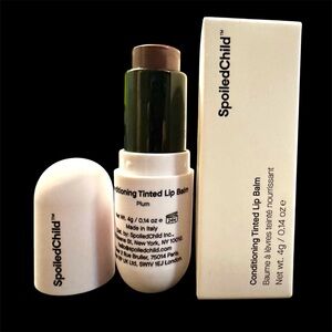 New SpoiledChild Conditioning Tinted Lip Balm | Plum 4g/.14oz. Brand new in Box